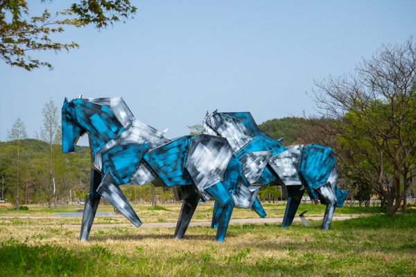 장원모 作, ‘Geometry Horse F’.